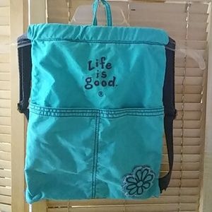Life is Good backpack
